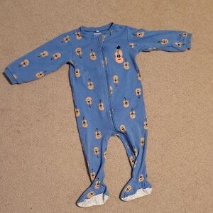 4/$20- Pekkle Guitar Print Kids Footie